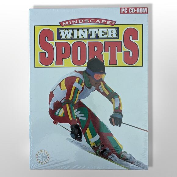 Winter Sports SEALED Vintage Mindscape PC Big Box Game Snowboarding Skiing RARE - Picture 1 of 2